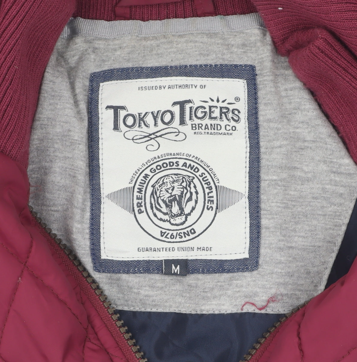 Tokyo Tigers Men's Red Varsity Jacket Size M