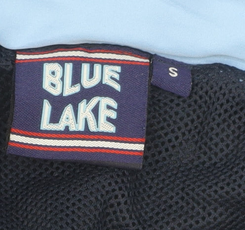 Blue Lake Men's Blue Windbreaker Jacket Hooded S