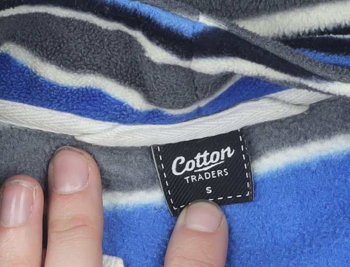 Cotton Traders Blue Sweater Women's S Stripe