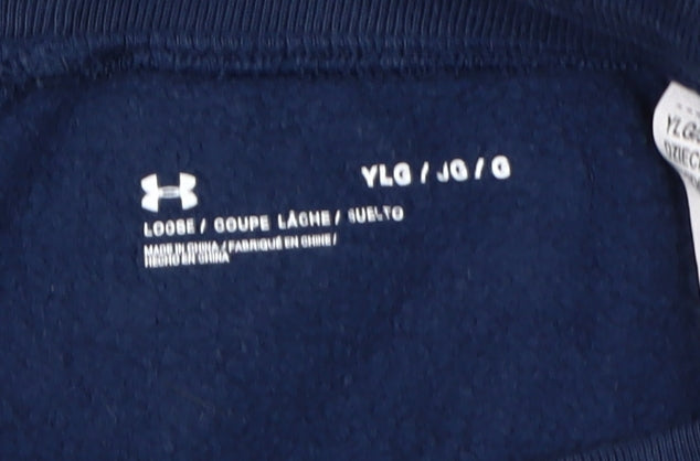 Under Armour Boys Blue Jogger Trousers, Size 14