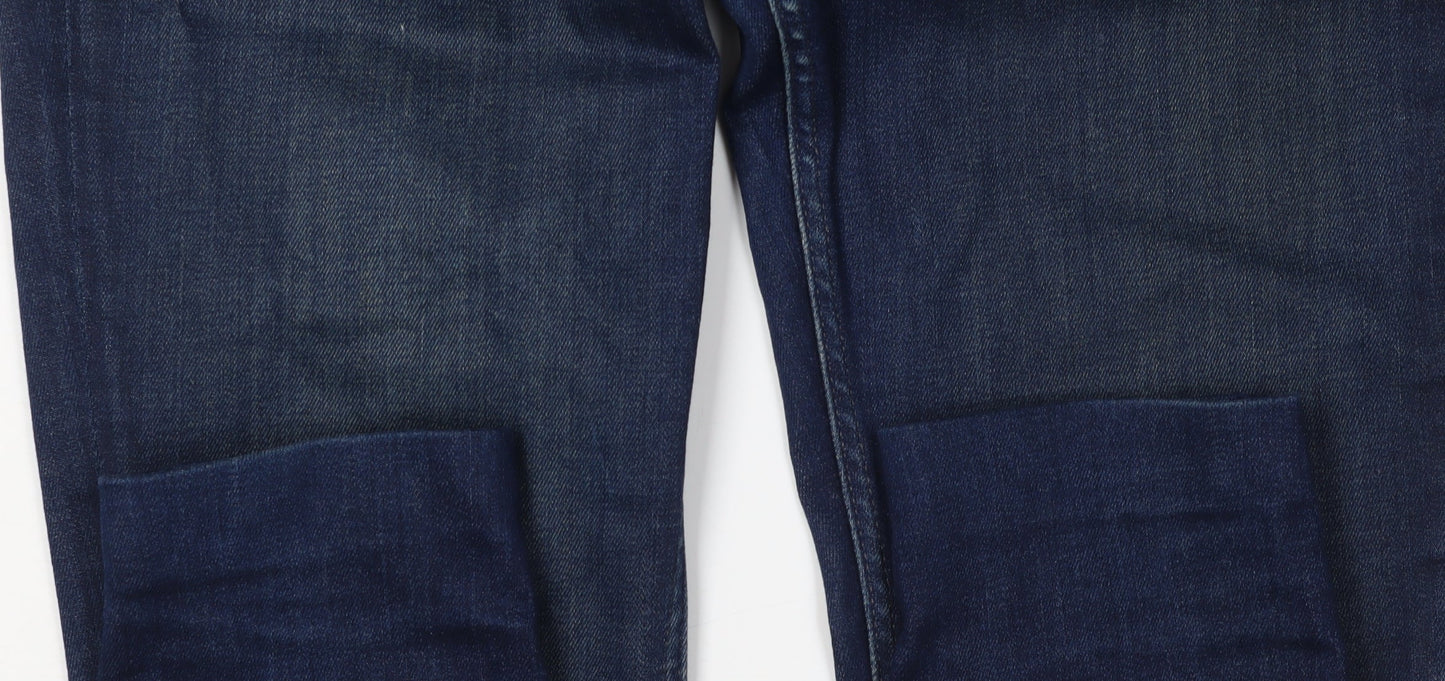 White Label Women's Blue Skinny Jeans, Size 8, Symons Fit