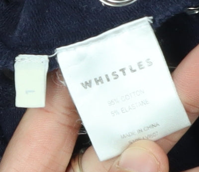 Whistles Women's Blue Shift Dress - Size 8 - Casual Wear
