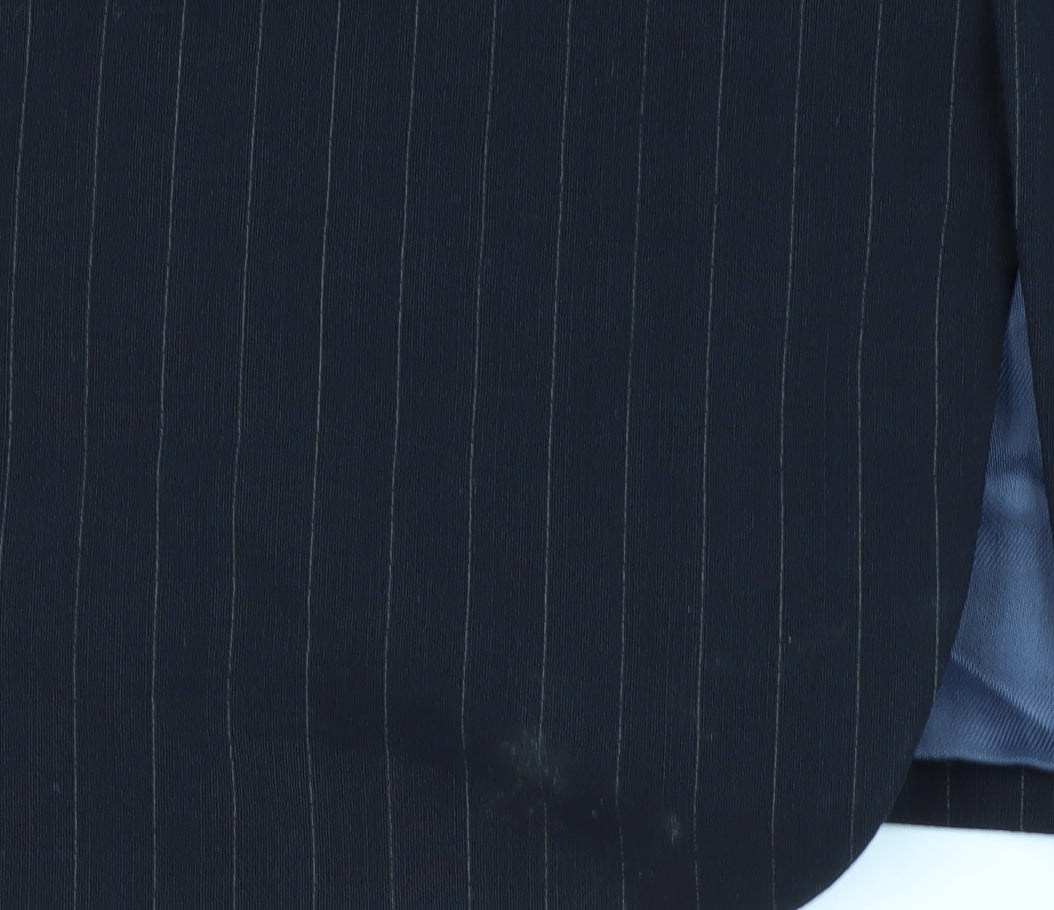 Austin Reed Men's Blue Striped Suit Jacket 38S