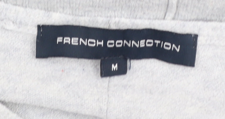 French Connection Women's Grey V-Neck Pullover Jumper M