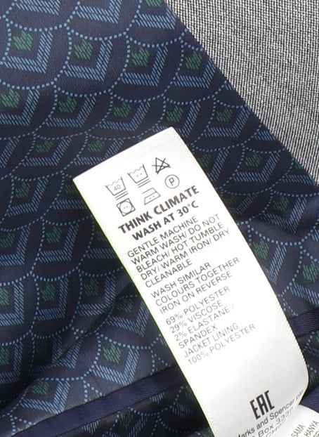 Marks & Spencer Men’s Grey Slim Fit Blazer 40L