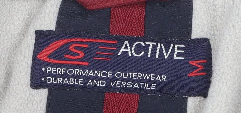 CS Active Men's Black Winter Basic Jacket, Durable Style