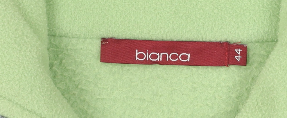 Bianca Women's Green Fleece Jacket Size 16