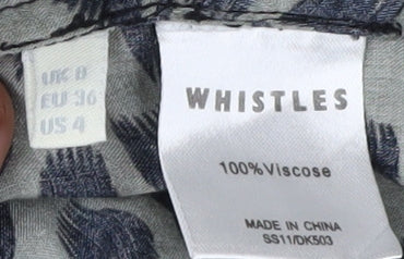 Whistles Women's Multicoloured Wrap Dress, Size 8