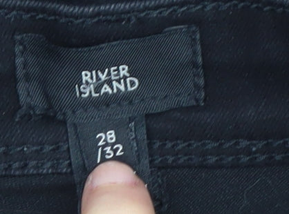 River Island Women's Black Skinny Jeans Size 28
