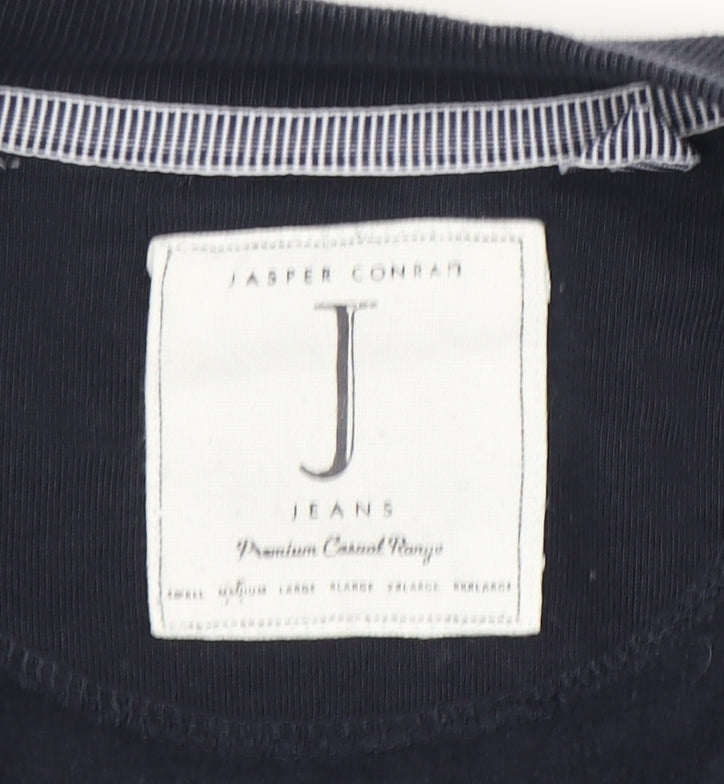 Jasper Conran Men’s Blue Cotton M Jacket, Casual