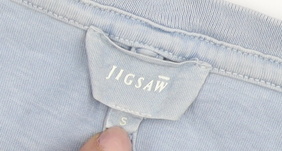 Jigsaw Women's Blue Basic T-Shirt - Size S