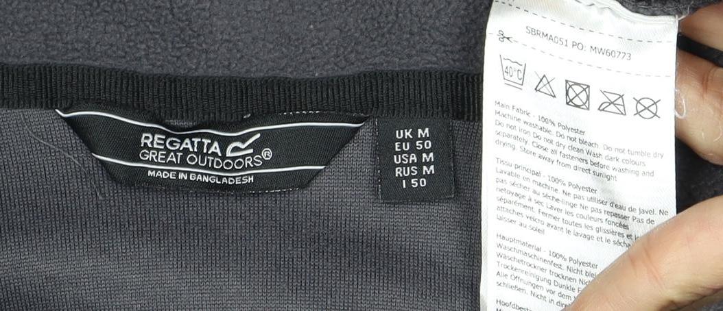 Regatta Men's Grey Fleece Pullover Sweatshirt M