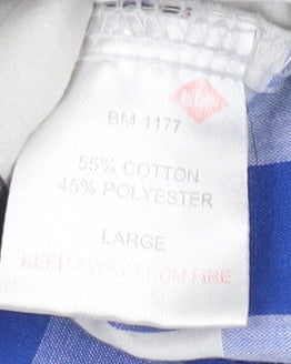 Lee Cooper Men's Multicoloured Check Shirt, Size L