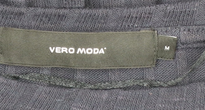 Vero Moda Women's Blue Pullover Jumper, M, Boat Neck