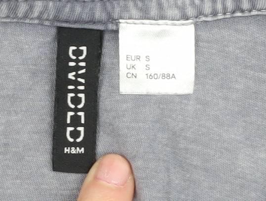 H&M Women's Grey NASA Graphic T-Shirt, Size S
