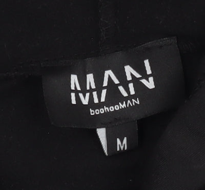 boohooMAN Men's Black Full Zip Hoodie - M
