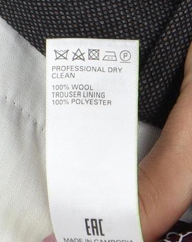 Marks & Spencer Grey Dress Pants, 36 Waist, Regular Fit