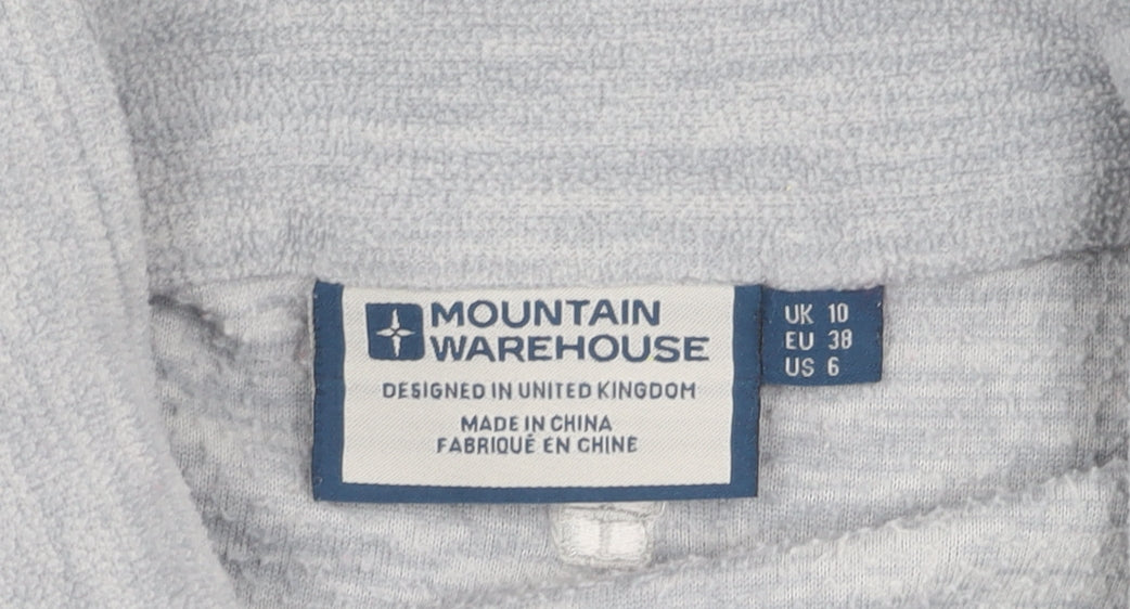 Mountain Warehouse Women's Grey Full Zip Sweatshirt UK 10