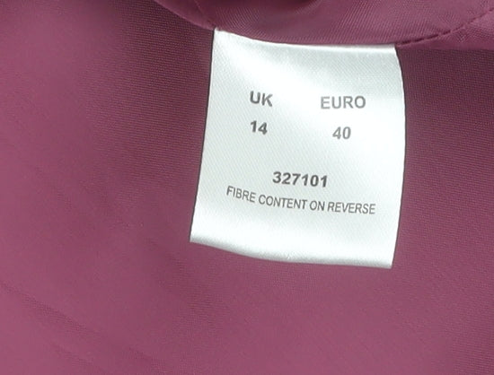 Eastex Women's Purple Mid-Length Coat Size 14