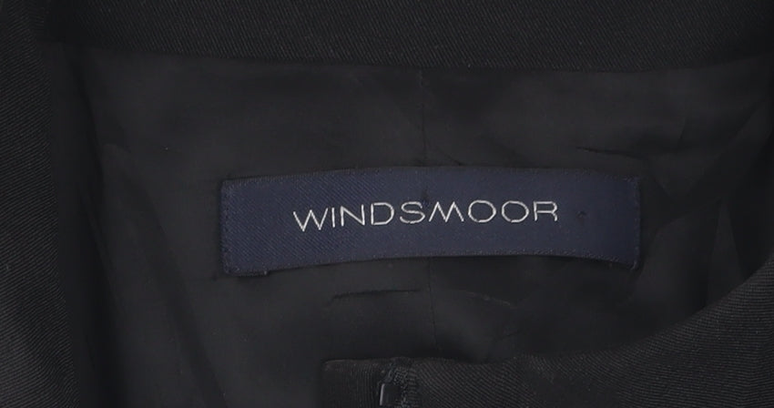 Windsmoor Women's Black Jacket Size 12 Polyester Blend
