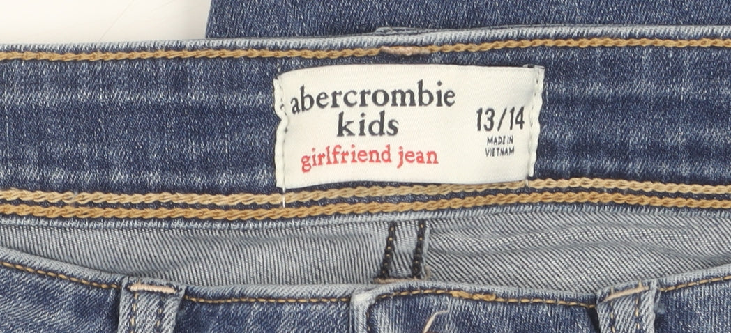 Abercrombie & Fitch Teens Blue Boyfriend Jeans, Size 13-14