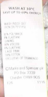 Marks & Spencer Ivory Lace Blouse, UK 10, 3/4 Sleeve
