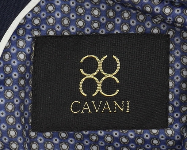 Cavani Men's Blue Blazer Jacket Size 40 Regular Fit