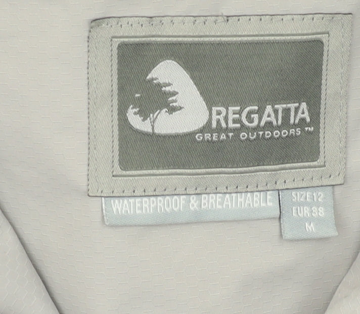 Regatta Women's Grey Rain Coat Jacket Size 12