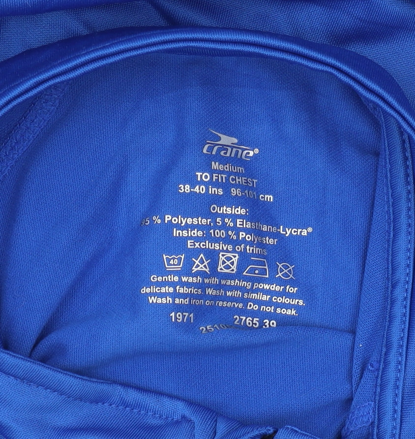 Crane Men's Blue Pullover Medium Sweatshirt