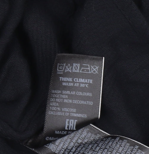 Marks & Spencer Women's Black Studded Blouse Size 16