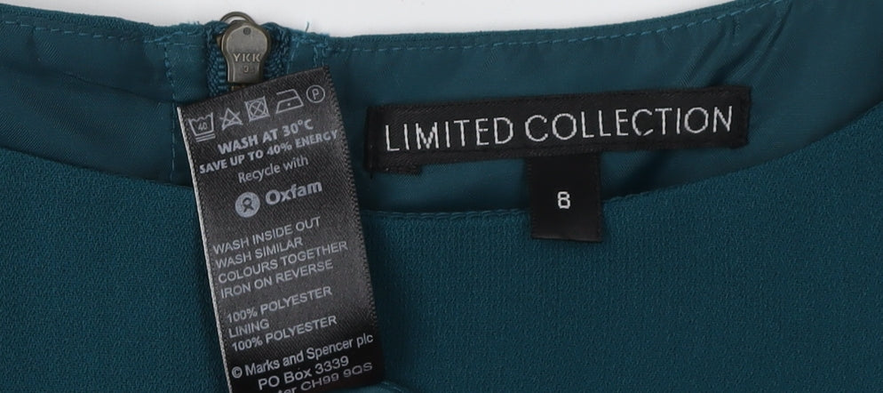 Marks & Spencer Women's Green Sheath Dress Size 8