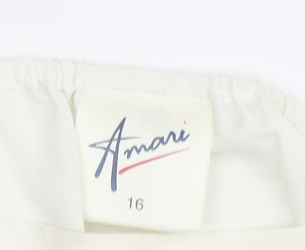 Amari Women's White Camisole Tank Top Size 16