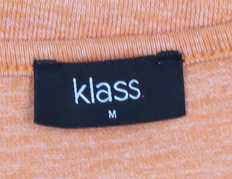 Klass Women's Orange Pullover Jumper M