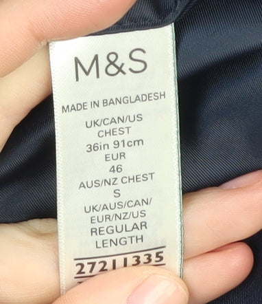 Marks & Spencer Men's Blue Blazer 36R