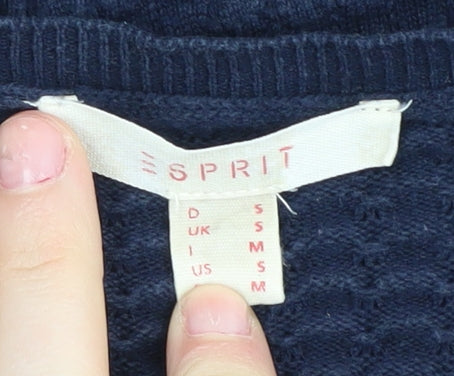 Esprit Women's Blue Pullover Jumper, Size S