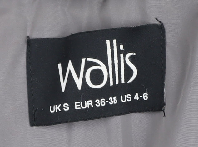 Wallis Grey Women’s Puffer Jacket Size S