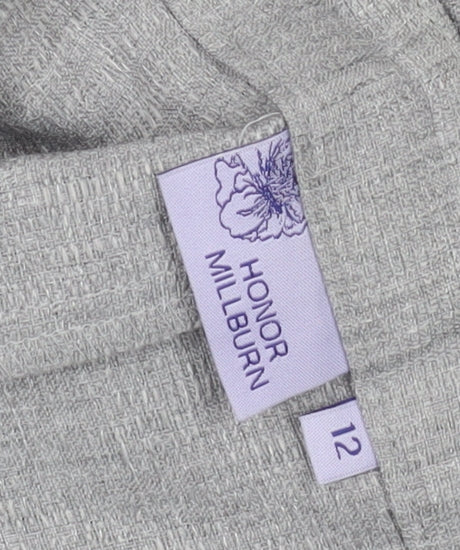 Honor Millburn Women's Grey Size 12 Trousers
