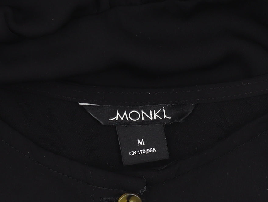 Monkl Women's Black Tunic Blouse - Size M