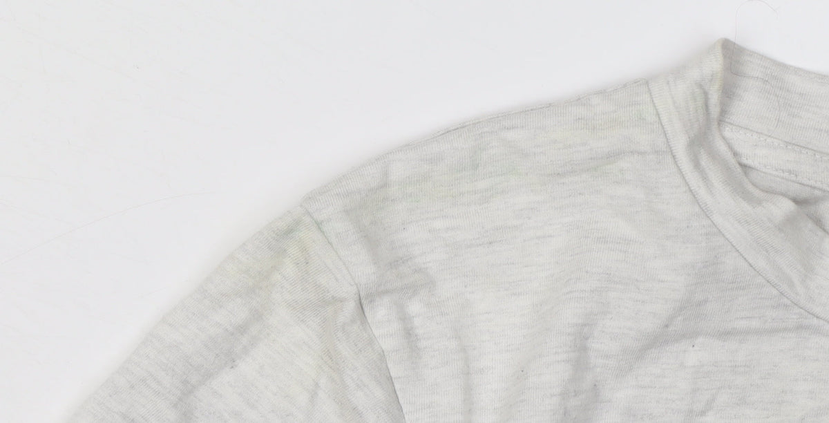 ellesse Women's White T-Shirt, Size 6, Crew Neck