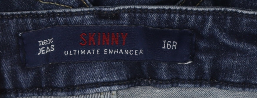 Next Jeans Women's Blue Skinny Jeans Size 16