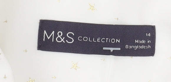 Marks & Spencer Women’s White Button-Up Shirt