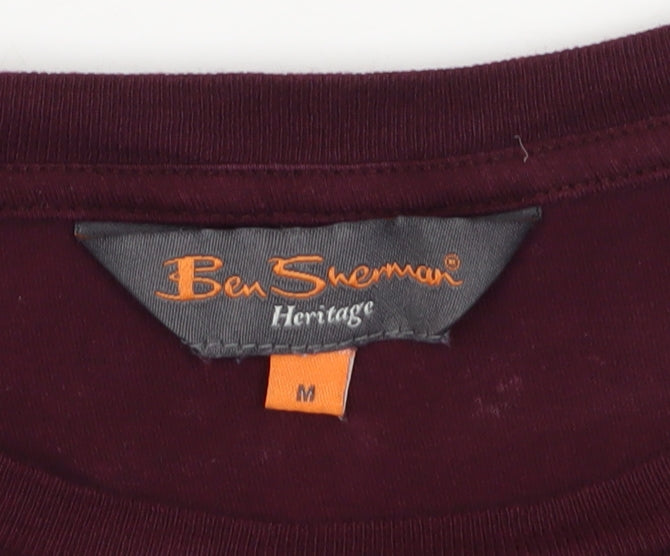 Ben Sherman Men's Grey Long Blazer, Check, Size 42L
