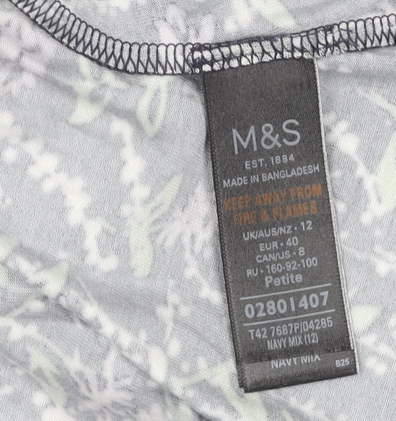 Marks & Spencer Women's Multicoloured Floral Dress 12