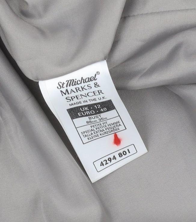 Marks & Spencer Grey Suit Jacket Women Size 12