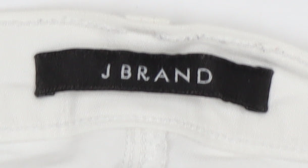 J Brand Women's White Skinny Stretch Jeans Size 26