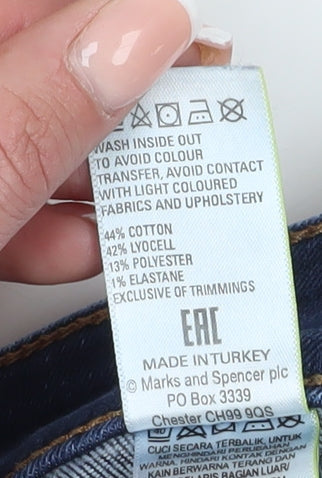 Marks & Spencer Blue Skinny Jeans, Women, Size 6