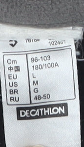 Decathlon Men's Black Pullover Fleece Sweatshirt M