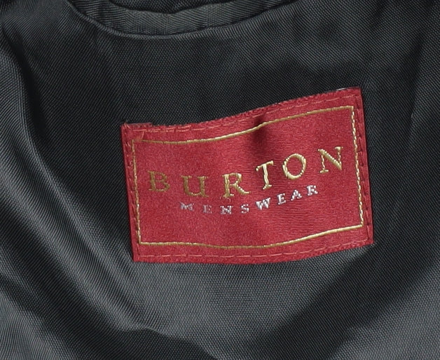 Burton Menswear Black Blazer Men's 38 Regular Fit