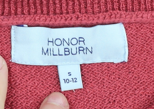 Honor Millburn Women's Red Pullover Jumper, Size 10
