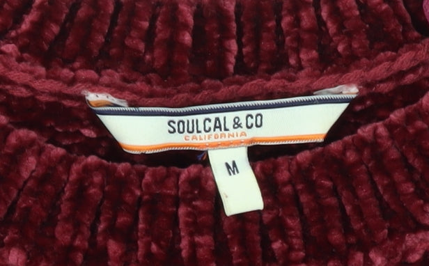SoulCal & Co Women's Red Pullover Jumper, Size M